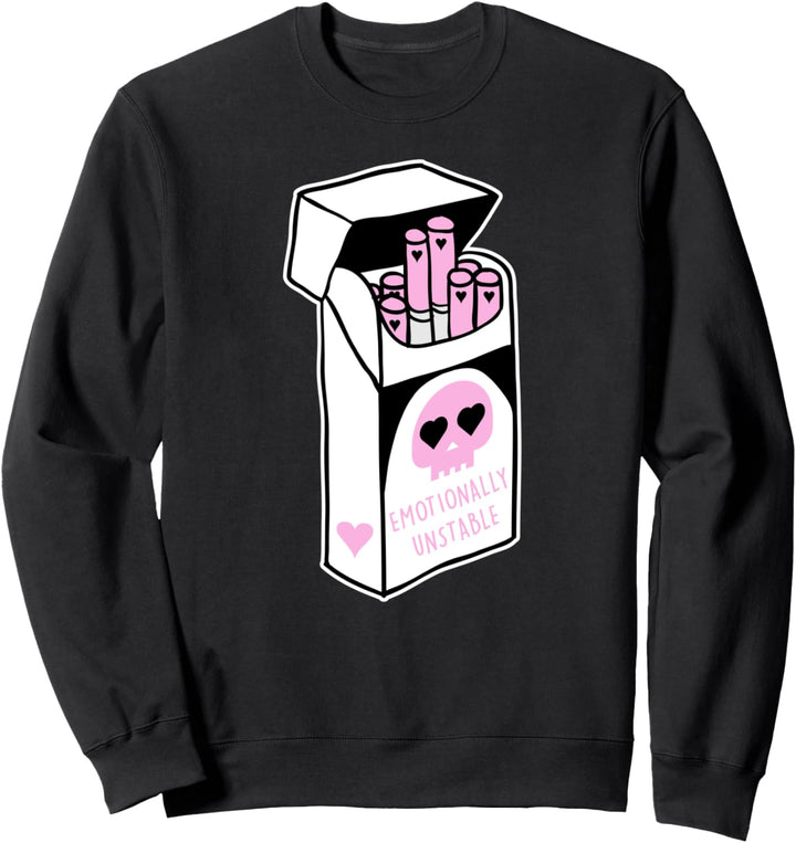Emotionally Unstable Kawaii Pastel Goth Sweatshirt