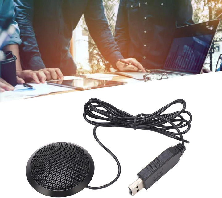 E104 USB-Konferenzmikrofon, Robuste, Kompakte Freisprecheinrichtung für Online-Meetings, Spiele, Cha