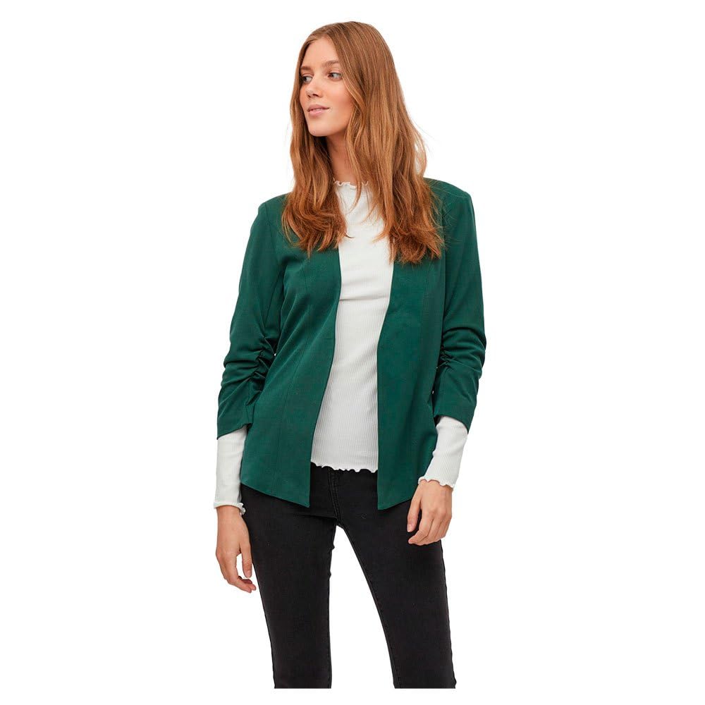 Vila Damen Blazer VIHER New 3/4 Blazer XS Pineneedle, XS Pineneedle