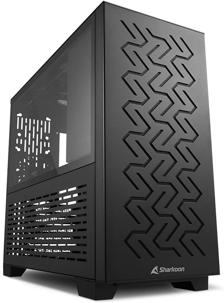 Sharkoon MS-Z1000 Black, Micro-ATX PC Gehäuse Schwarz
