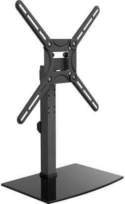 Barkan Tischplatte TV Standfuss TV Wandhalterung 29-58 Zoll Schwenkbar & Neigbare TV Ständer, hält b