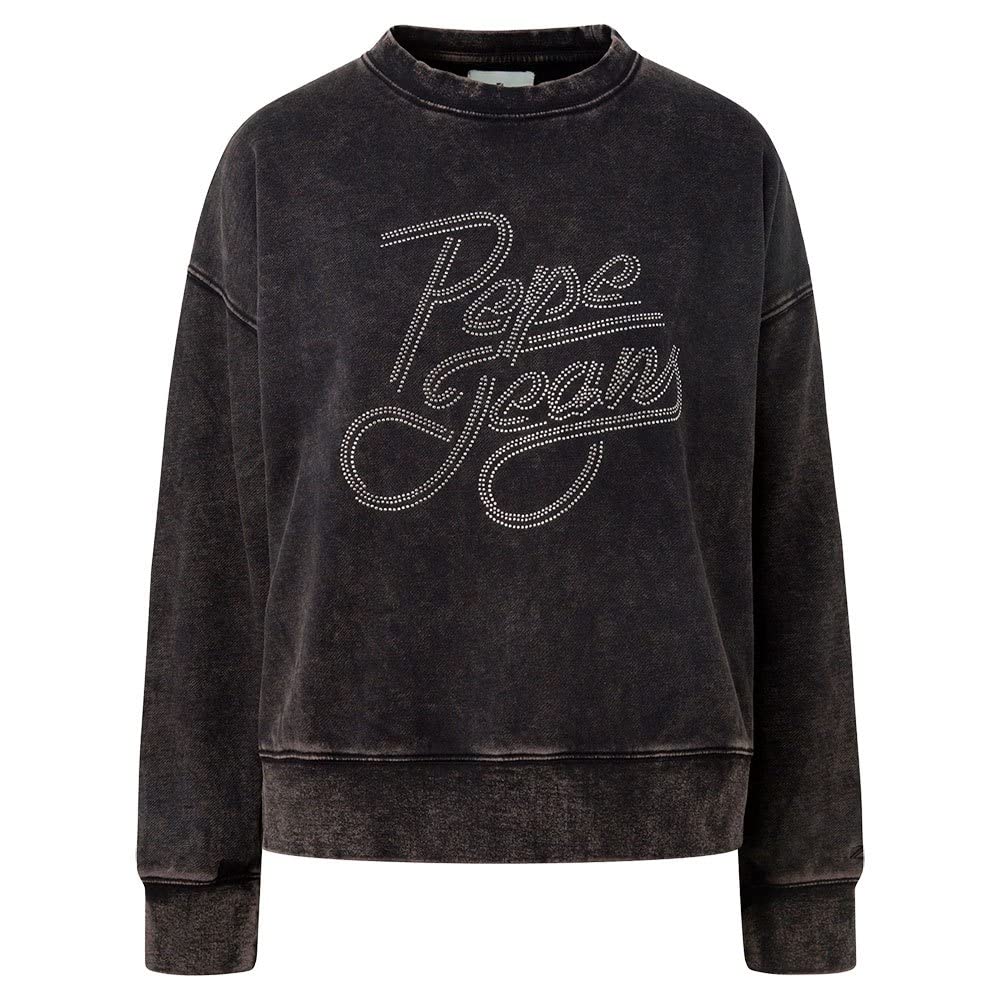 Pepe Jeans Damen Connie Sweatshirt 38 990washed Black, 38 990washed Black