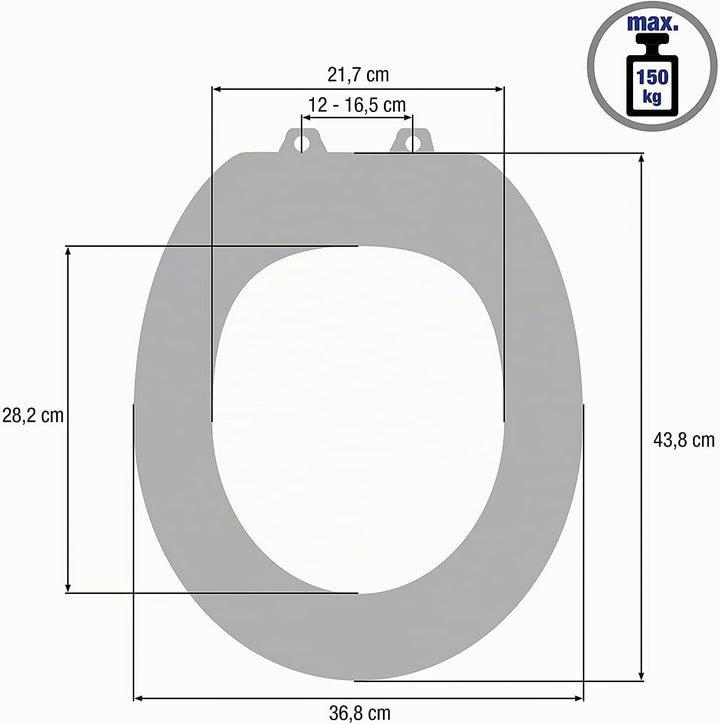 Cornat WC-Sitz "Herz" - Ansprechendes Design - Hochwertiger Holzkern - Komfortables Sitzgefühl / Toi