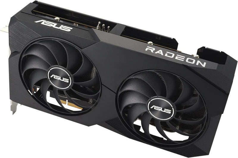 ASUS Dual Radeon RX 6600 V2 8GB GDDR6 Gaming Grafikkarte (AMD Radeon RX6600, PCIe 4.0, 1x HDMI 2.1,