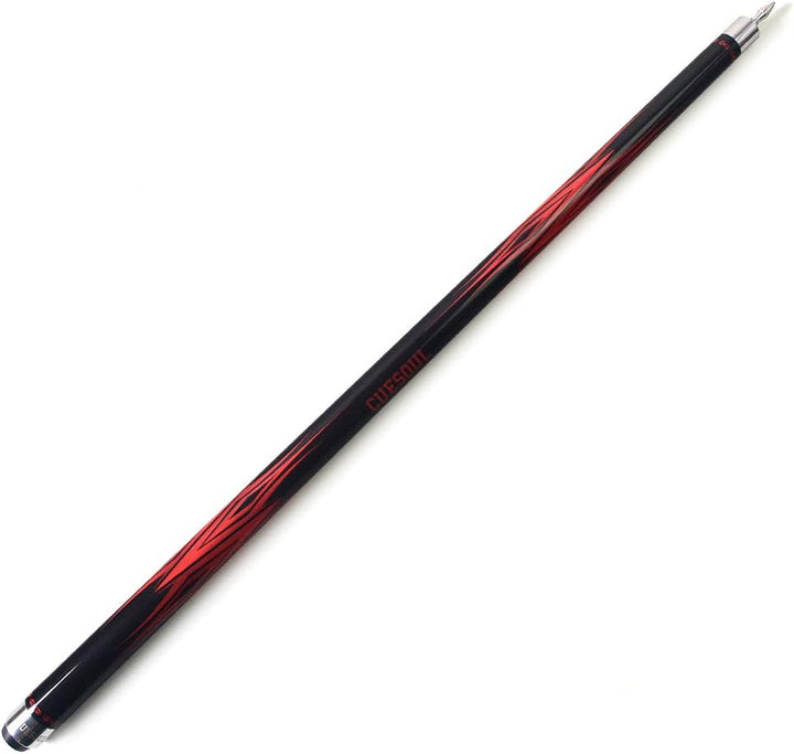 DHOLE CUESOUL 58 "2 Piece Maple Billiard Queue 19 Unzen Schwarz 11.5mm, Schwarz 11.5mm