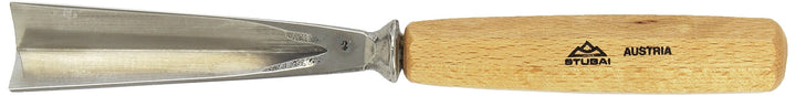Stubai Stechbeitel Serie 55 - Form 45 : Gerader Graissfuss 30mm - 554530, 30mm