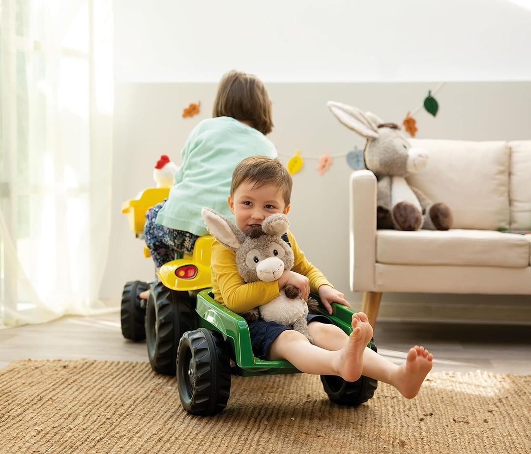 NICI 49034 Kuscheltier Esel Donkeylee 33cm grau schlenkernd-Nachhaltiges Stofftier aus weichem Plüsc