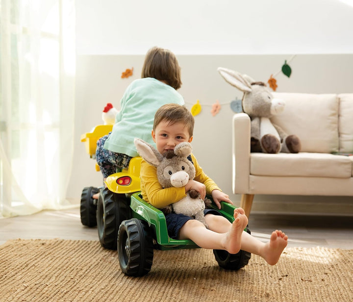 NICI 49034 Kuscheltier Esel Donkeylee 33cm grau schlenkernd-Nachhaltiges Stofftier aus weichem Plüsc
