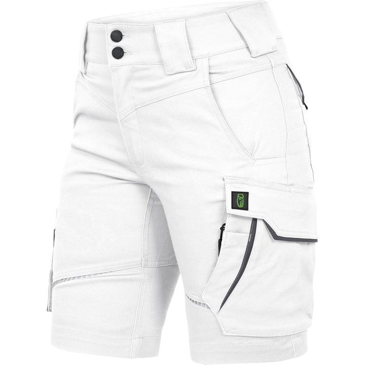 Leibwächter Kurzehose Damen Shorts Flex LINE weiss-grau Nr. FLXDK24 Grösse 42