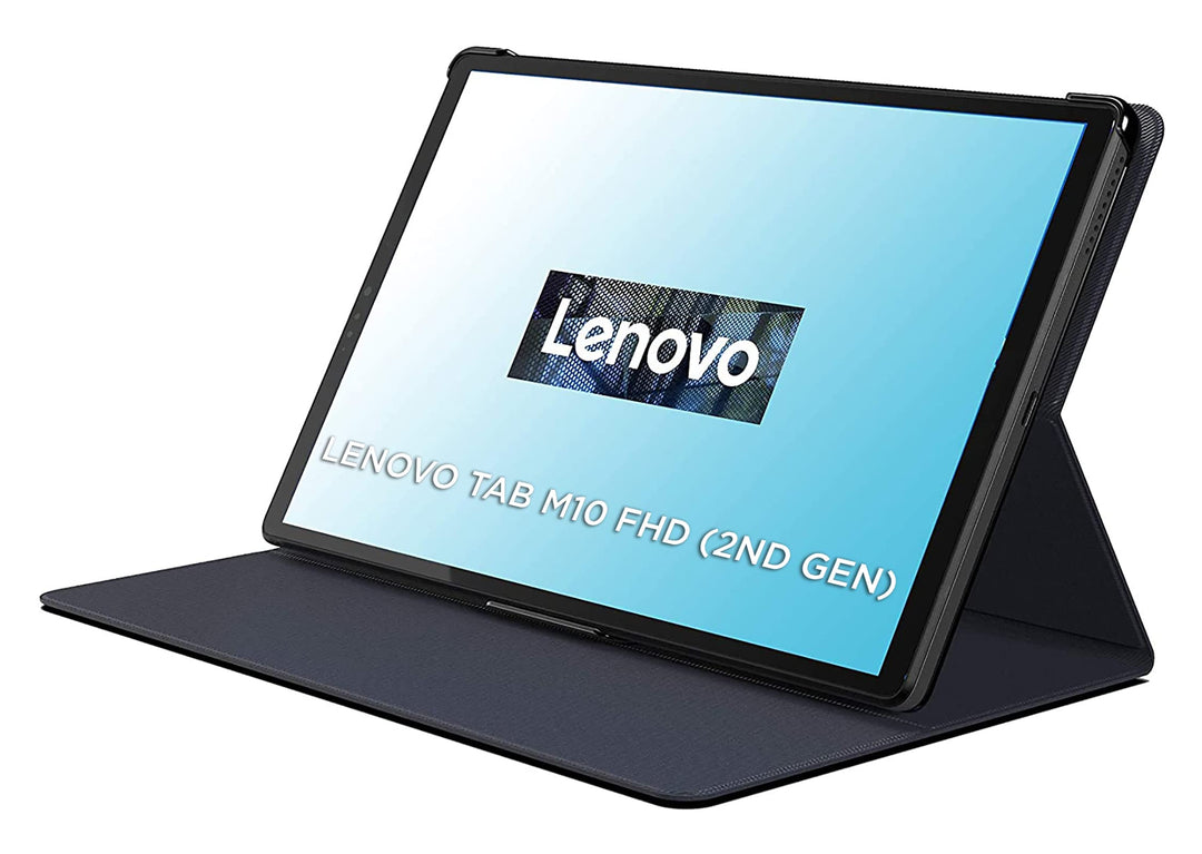 Lenovo [Tasche] 10,3 Zoll Folio Case und Schutzfolie für Tablet M10 FHD Plus, schwarz M10 FHD Plus (