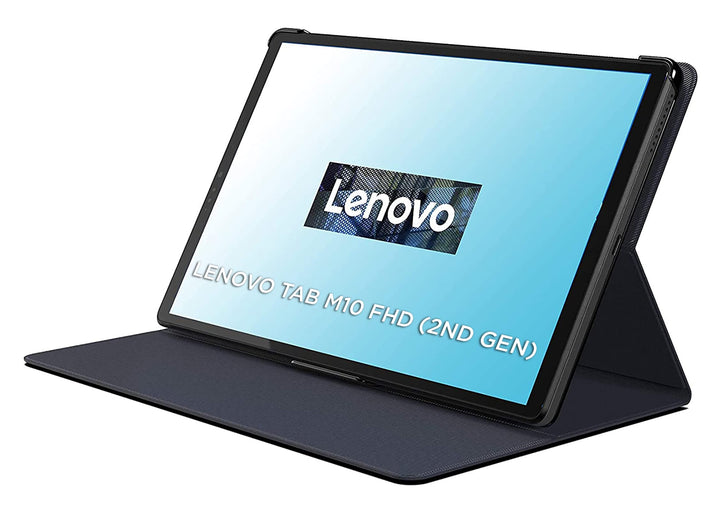 Lenovo [Tasche] 10,3 Zoll Folio Case und Schutzfolie für Tablet M10 FHD Plus, schwarz M10 FHD Plus (
