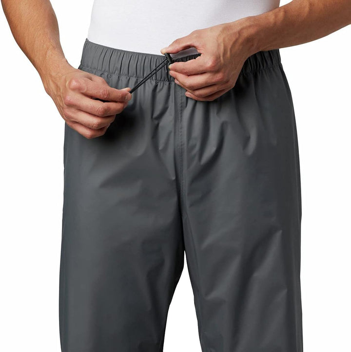 KOUDYEN Herren Regenhose Fahrrad Wasserdicht Überziehhose Wanderhose Atmungsaktiv Winddicht Outdoorh