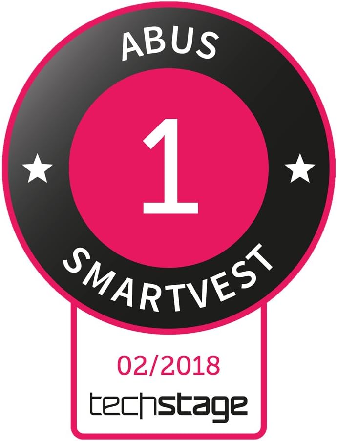 ABUS Funk-Alarmanlage Smartvest Zentrale Einbruchmeldeanlage | erweiterbar | Testsieger | Fernzugrif