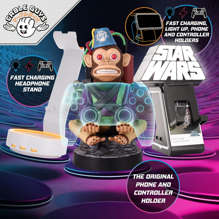 Cableguys Gaming-Figur Marvel Guardians of the Galaxy Rocket Raccoon - Zubehör Controller- oder Smar