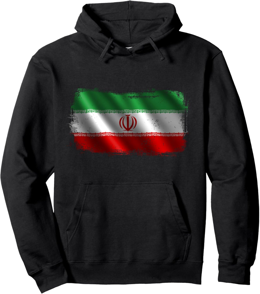 Iran Iranische Nationalflagge Pullover Hoodie
