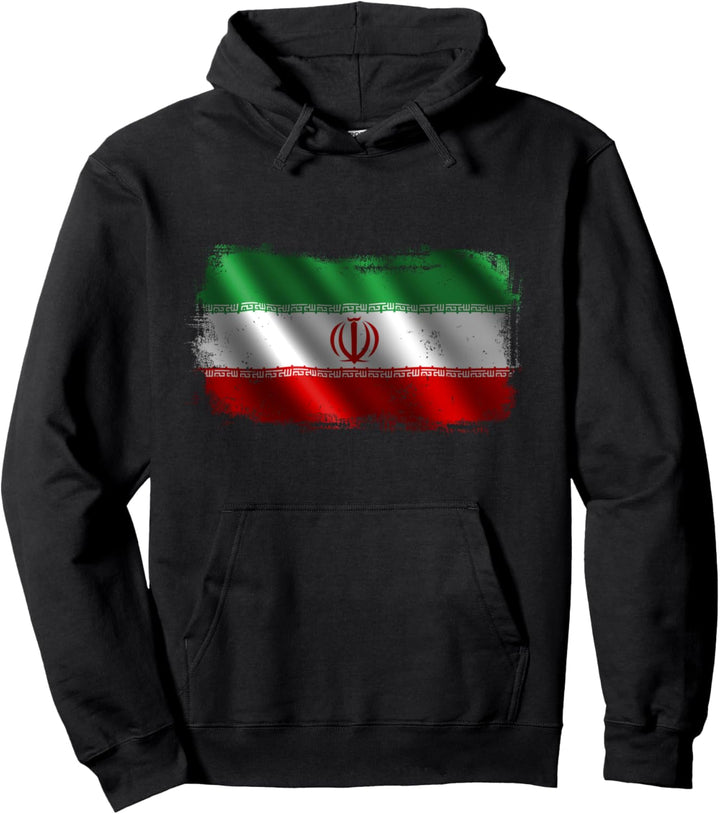 Iran Iranische Nationalflagge Pullover Hoodie