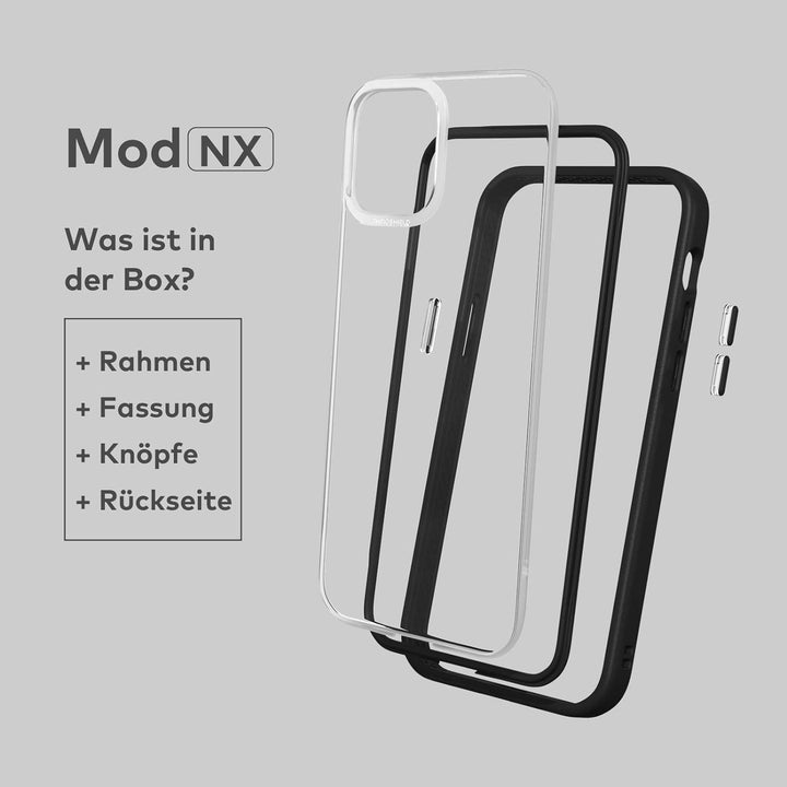 RhinoShield Modulares Case kompatibel mit [iPhone 12 Pro Max] | Mod NX - Anpassbare & stossdämpfende