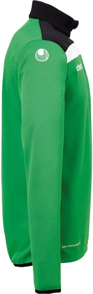 uhlsport Herren Offense 23 1/4 Zip Top Herren Sweatshirt 140 Grün/Schwarz/Weiss, 140 Grün/Schwarz/We