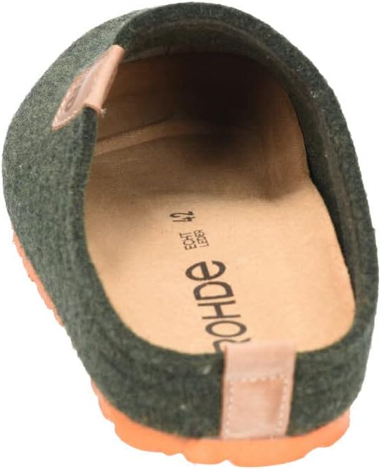 Rohde Herren, Männer, Pantoffeln, Hausschuhe,Wechselfussbett 40 EU Grün, 40 EU Grün
