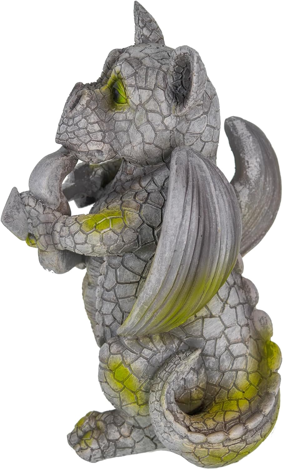 Kremers Schatzkiste Drachenkind Amor mit Pfeil und Bogen Drache Figur Gartenfigur Liebe