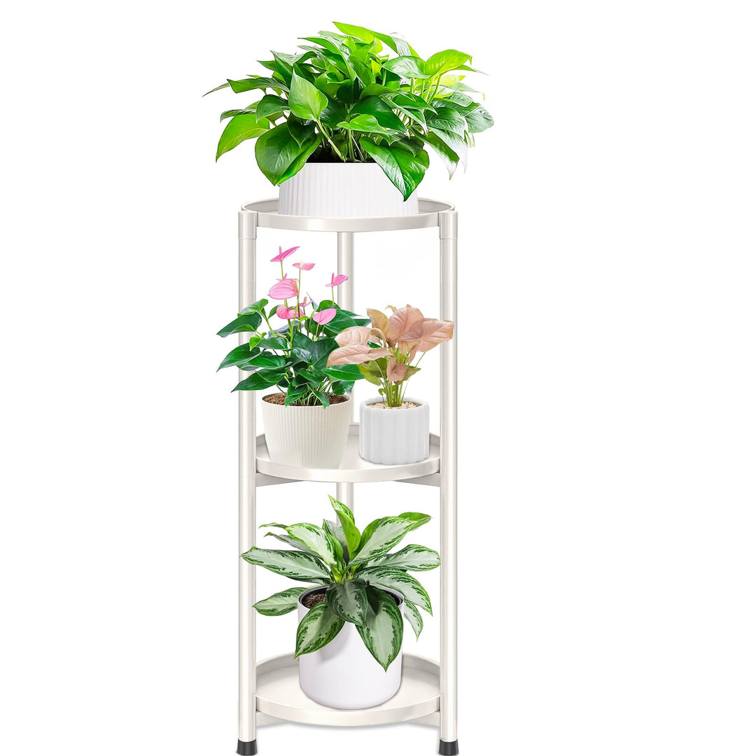 3 Etagen Pflanzenregal Blumenregal, Pflanzenständer Blumenständer Metall , Blumentopfständer Blument