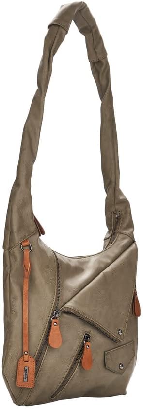 Remonte Damen Q0610 Umhängetasche Olive/Cayenne, Olive/Cayenne