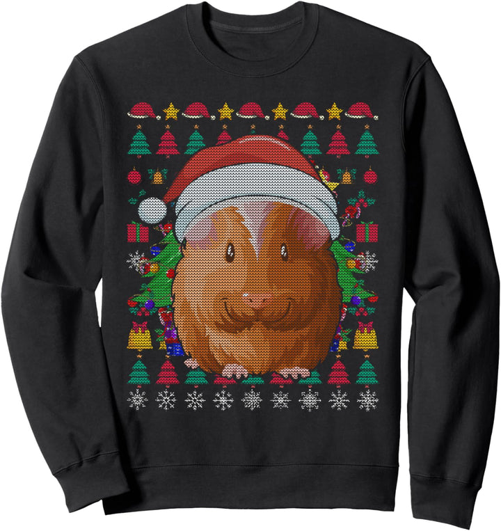 Weihnachten Geschenk Meerschweinchen Ugly Christmas Sweatshirt