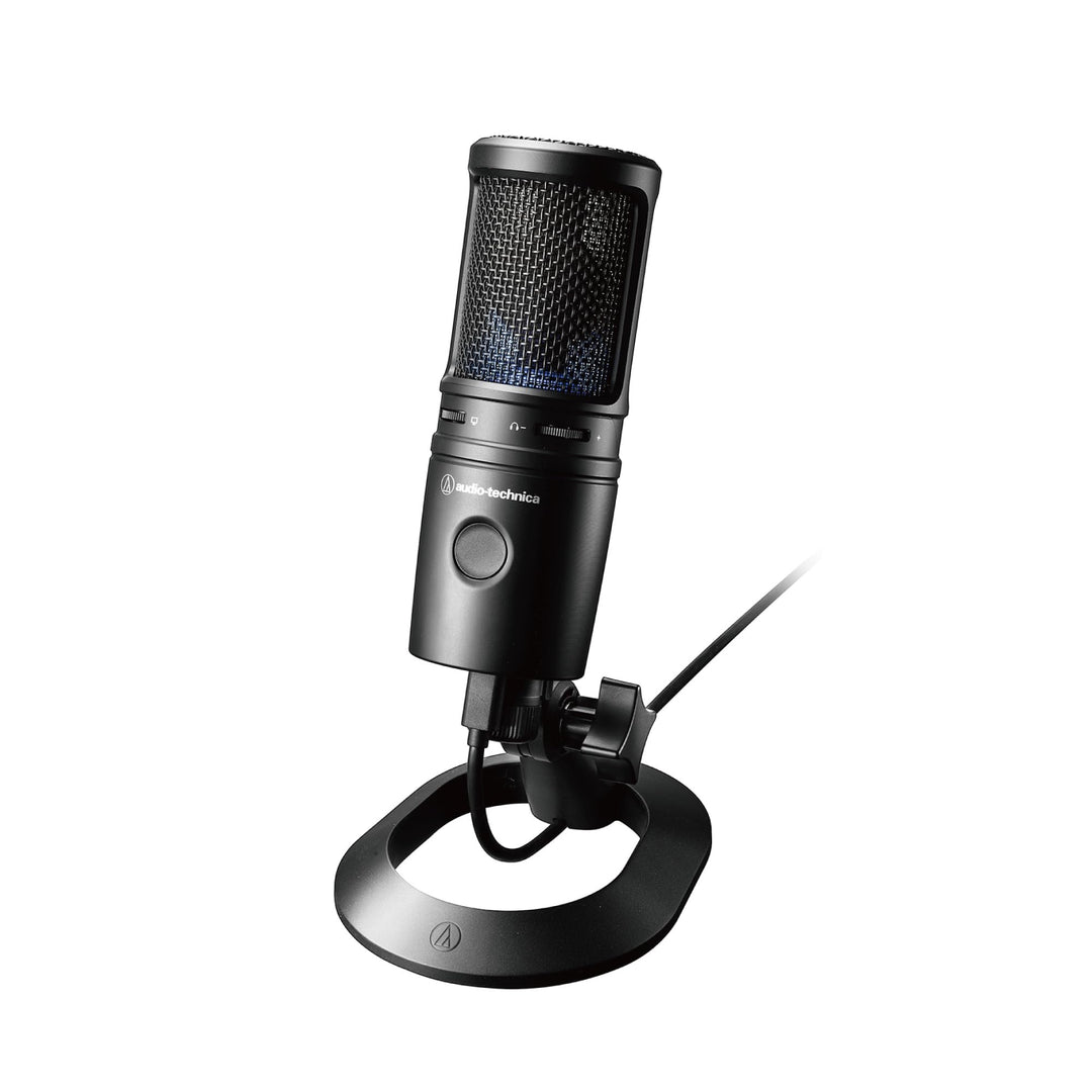Audio-Technica AT2020USB-X USB-Kondensatormikrofon mit Nierencharakteristik Schwarz USB-Mikrofon, US