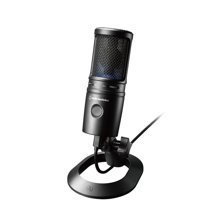 Audio-Technica AT2020USB-X USB-Kondensatormikrofon mit Nierencharakteristik Schwarz USB-Mikrofon, US