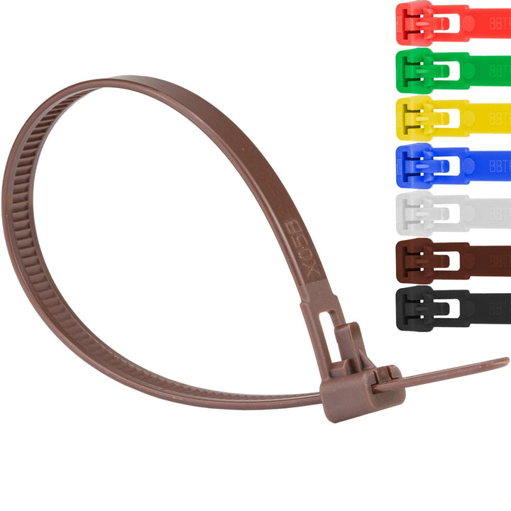 Safetytex Kabelbinder 7,6mm UV-beständig Polyamid 6.6 wiederlösbar wiederverwendbar wiederverschlies