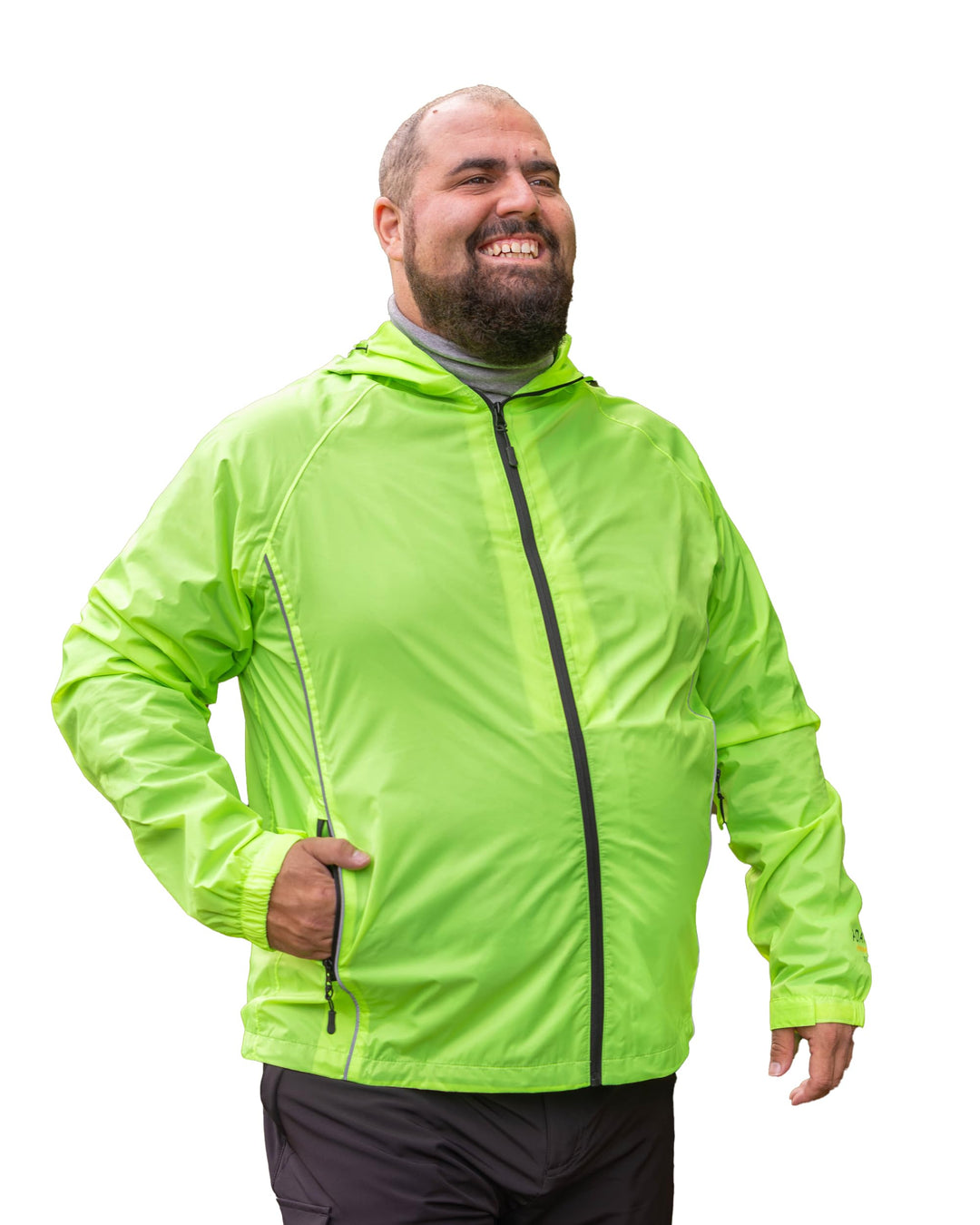 ADAMO Übergrössen Herren Regenjacke grosse Grössen 2XL-14XL 10XL Grosse Grössen neongelb, 10XL Gro&#