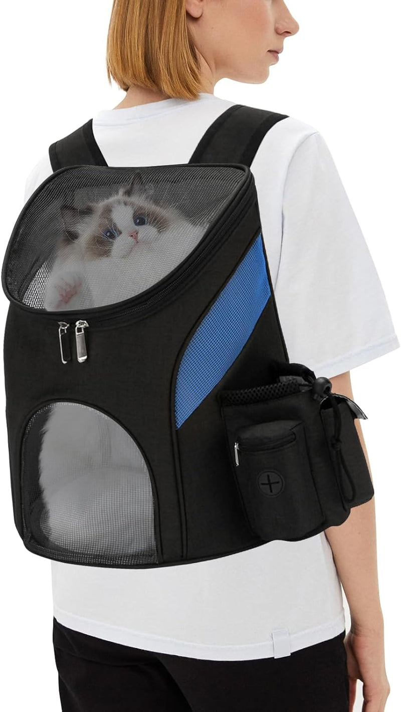 PETCUTE Hunderucksack Katzenrucksack Rucksack für kleine Hunde Haustiertragetasche Taschen mit Abneh