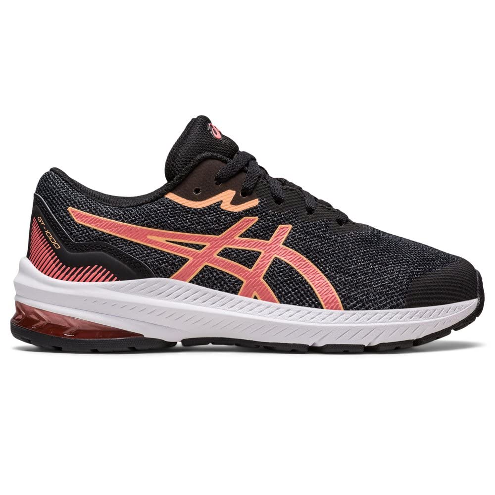 ASICS Unisex Kinder Gt-1000 11 Gs Sneaker 39 EU Schwarz Papaya, 39 EU Schwarz Papaya