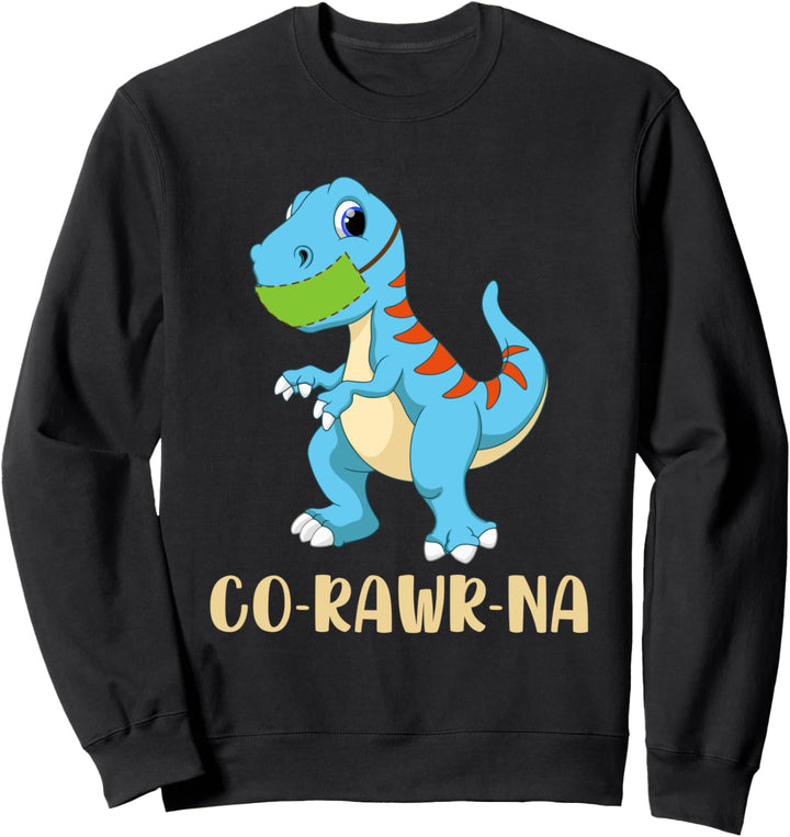 Co-Rawr-Na T-Rex Dino mit Maske - Lustiges Dinosaurier Sweatshirt