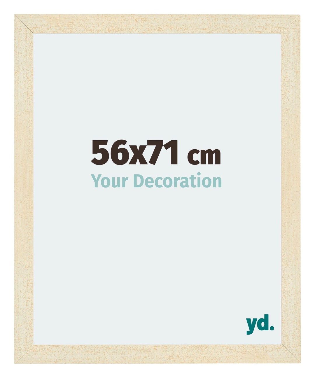 yd. Your Decoration - Bilderrahmen 56x71 cm - Bilderrahmen aus MDF mit Acrylglas - Antireflex - Ausg
