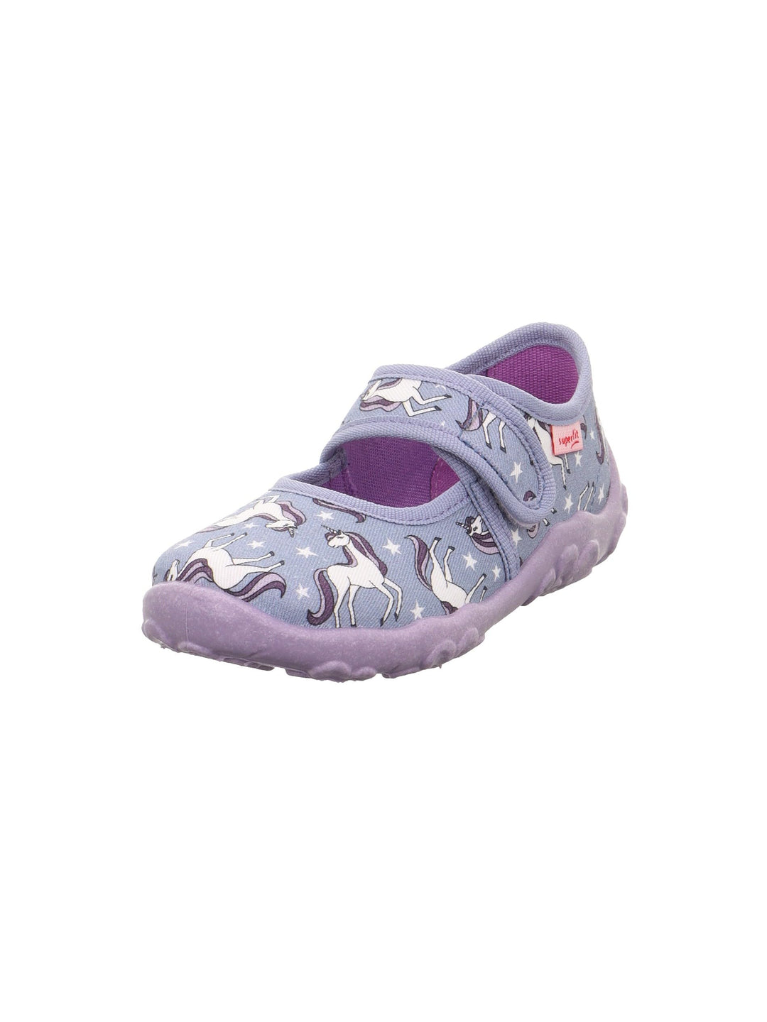 Superfit Jungen Mädchen Bonny Hausschuh 23 EU Blau Mehrfarbig 8080, 23 EU Blau Mehrfarbig 8080