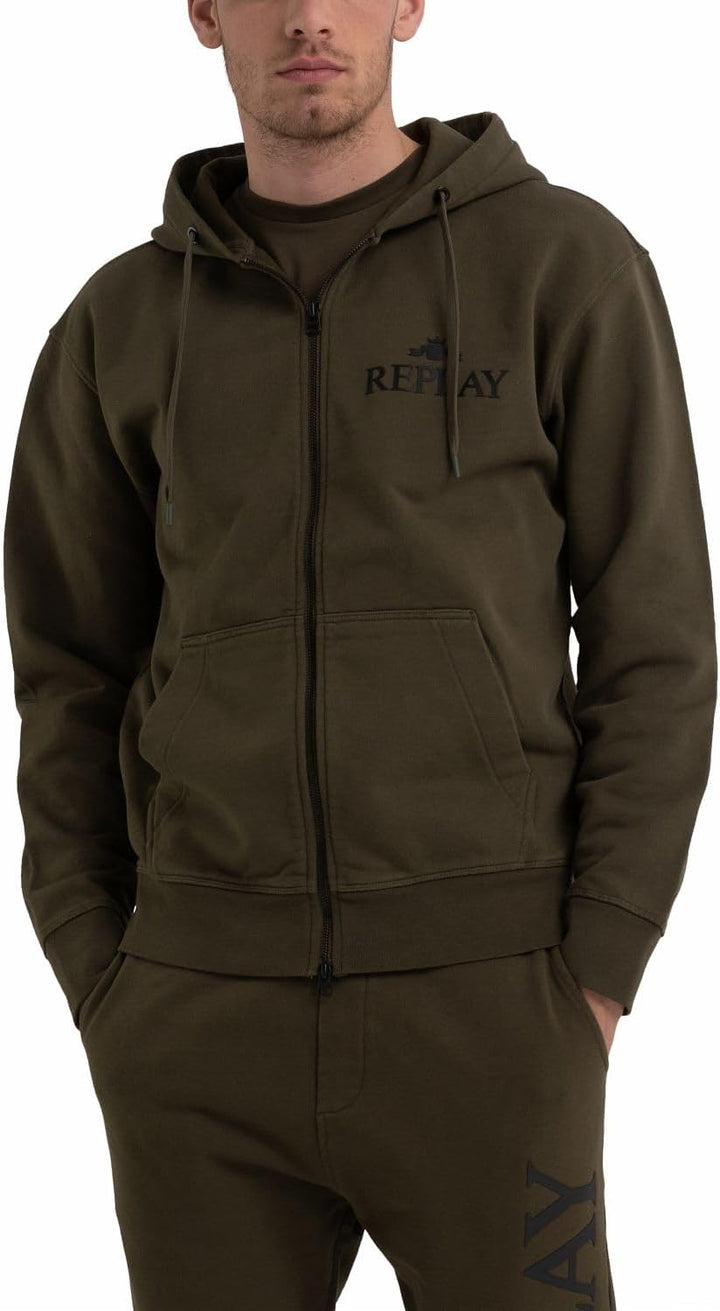 Replay Herren Kapuzenpullover S Army Green 238, S Army Green 238
