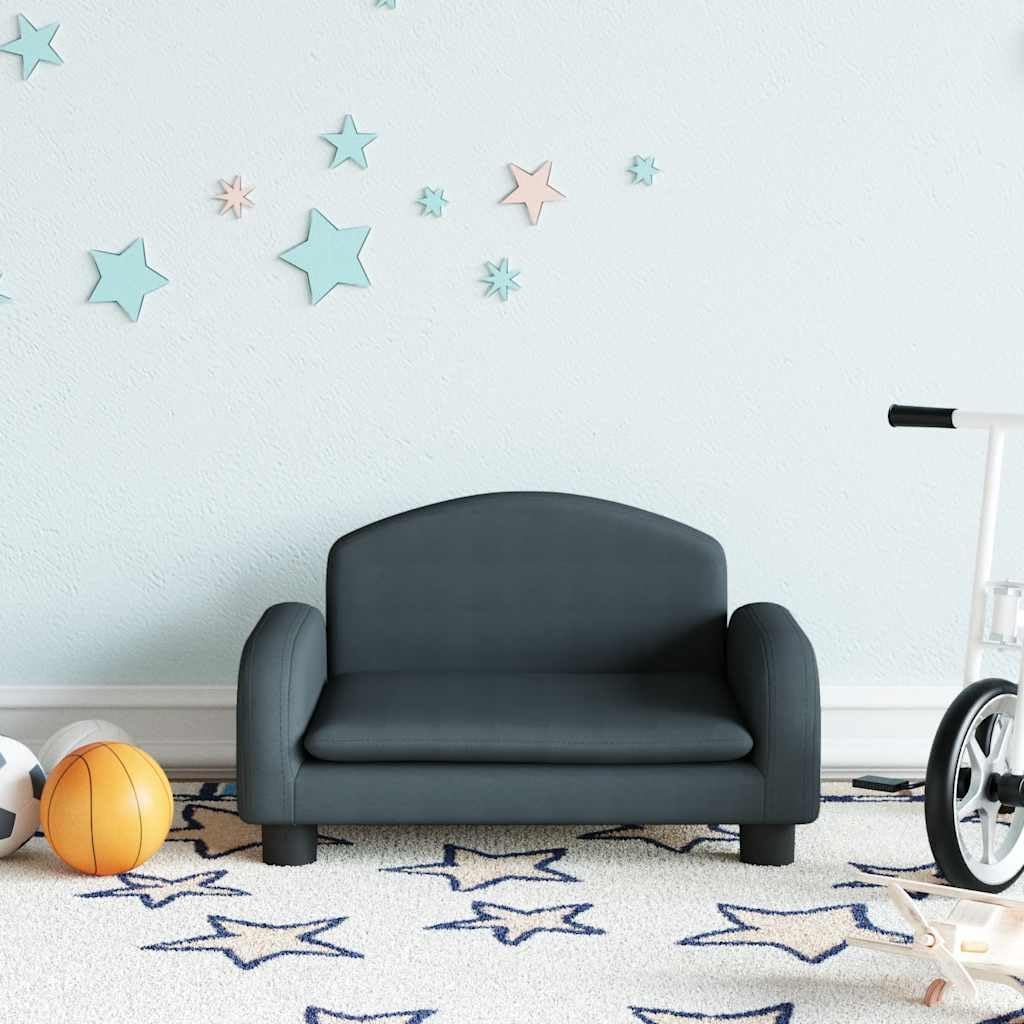 vidaXL Kindersofa, Couch für Kinder, Kindercouch mit runden Kanten, Kindersessel Minisofa Polstersof