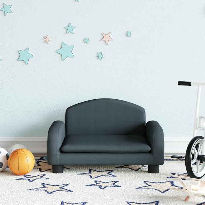 vidaXL Kindersofa, Couch für Kinder, Kindercouch mit runden Kanten, Kindersessel Minisofa Polstersof