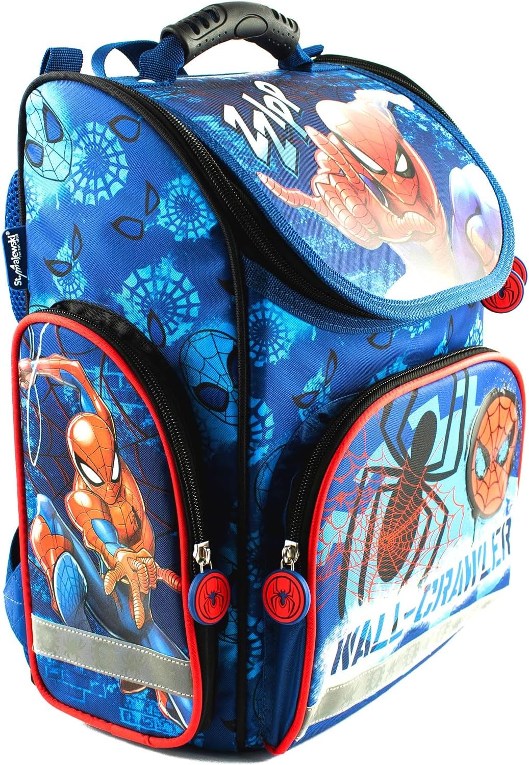 Schulranzen Set Spiderman Marvel, Grundschule Jungen, 4-teilig leicht ergonomisch
