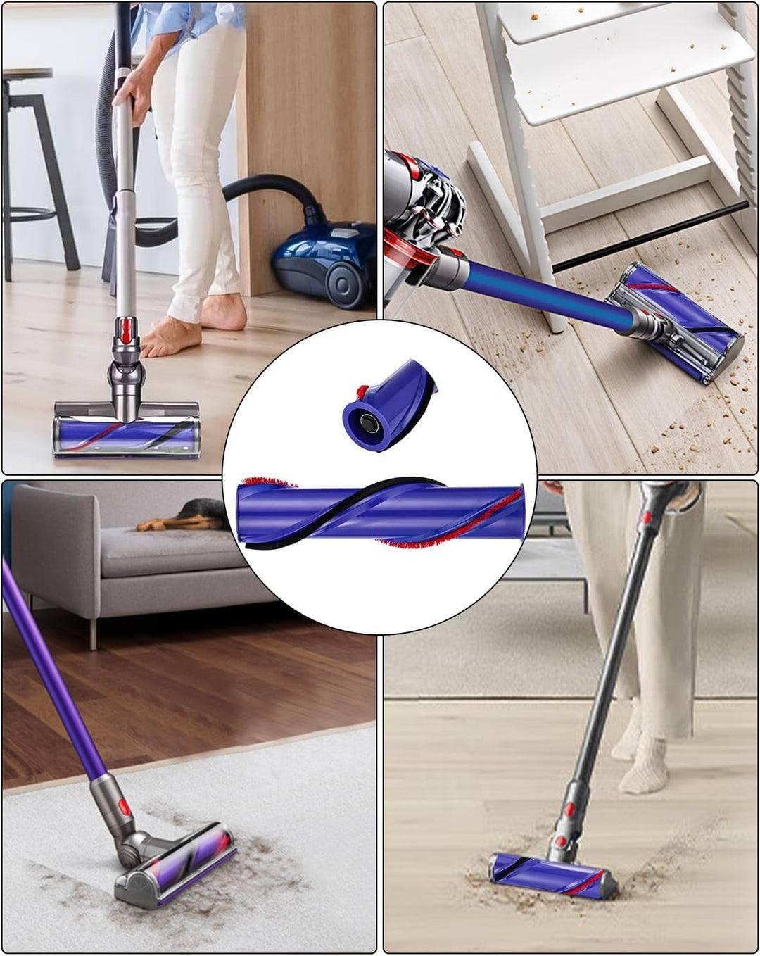 Ersatzbürstwalze für Dyson V8 Staubsauger,Bürste Rolle für Dyson V8,Bürste Rolle für Dyson V8,Bürste