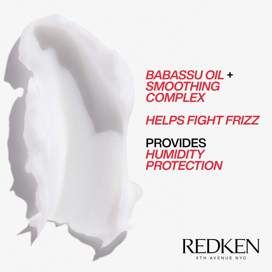 Redken Conditioner, Babassu Oil, Adds Shine and Smooths Frizzy Hair, Frizz Dismiss, 500 ml
