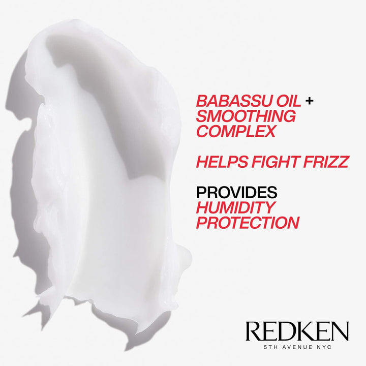 Redken Conditioner, Babassu Oil, Adds Shine and Smooths Frizzy Hair, Frizz Dismiss, 500 ml