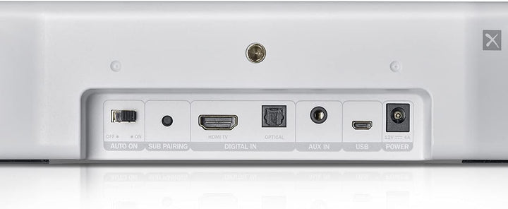 Teufel CINEBAR ONE Soundbar Bluetooth Musik Sound Games Film PC Notebook Weiss white, white
