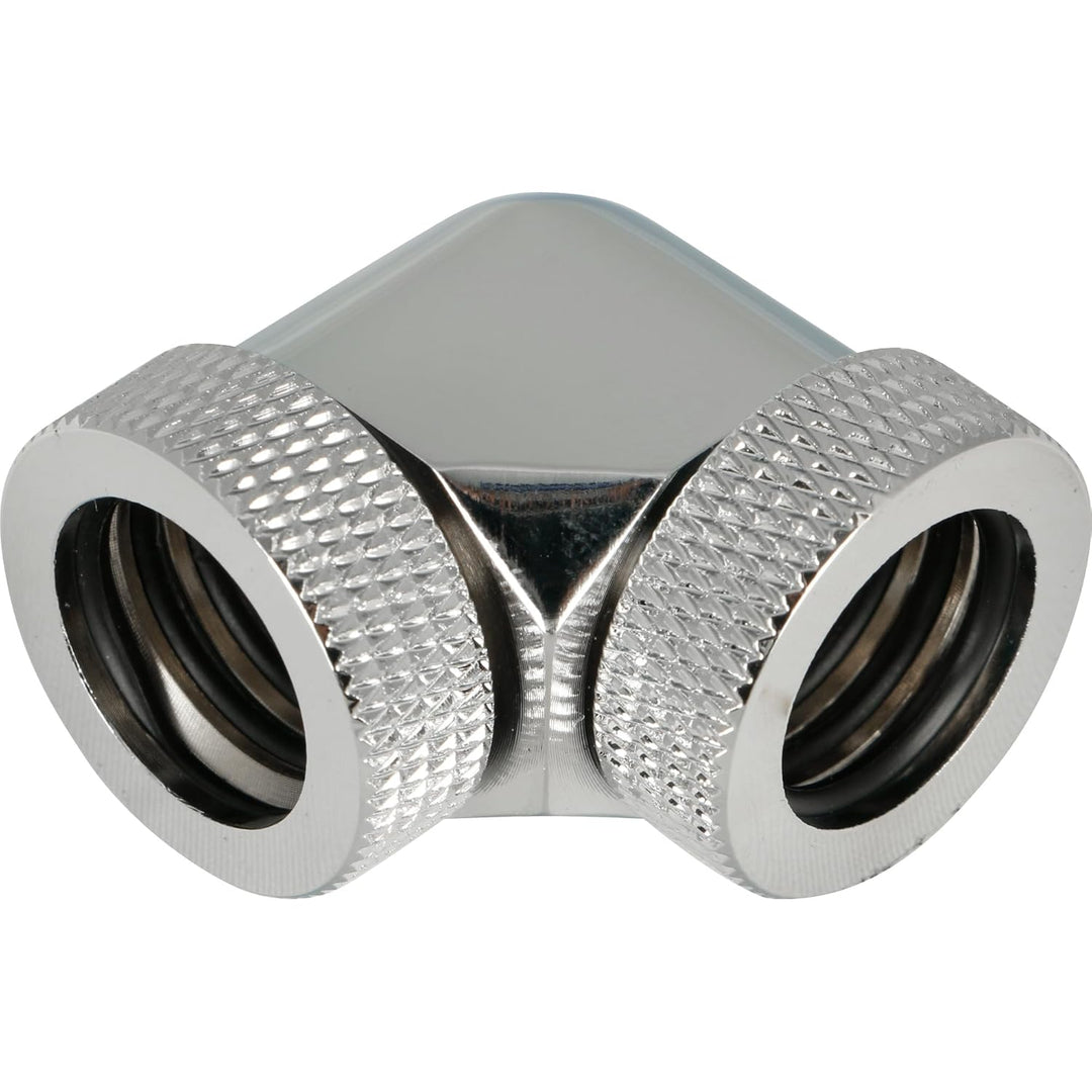 Raijintek Verbindungsstück PELIAS D160906, 16 mm, 90-Grad-Adapter, 6er-Pack, Silber
