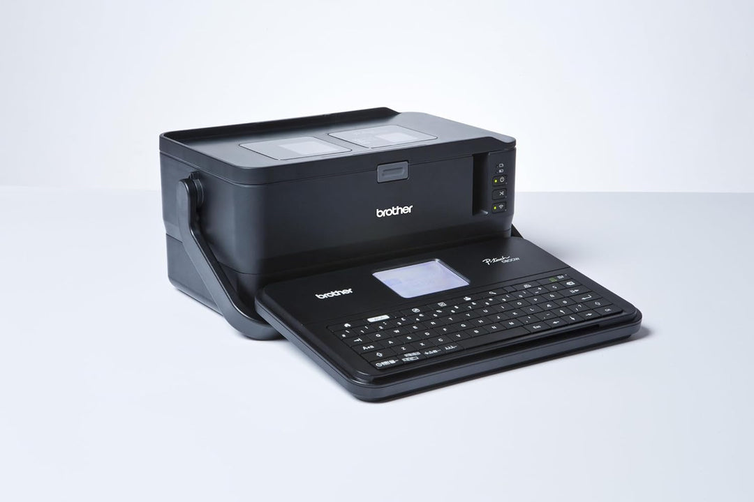 Brother PT-D800W Professionelles PC-Beschriftungsgerät mit WLAN und separater Tastatur (für 3,5 bis