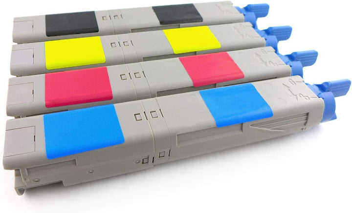 Green2Print Toner Toner-Set, 4 Kartuschen 4X 2500 Seiten passend für Oki MC350, MC360, C3300N, C3400