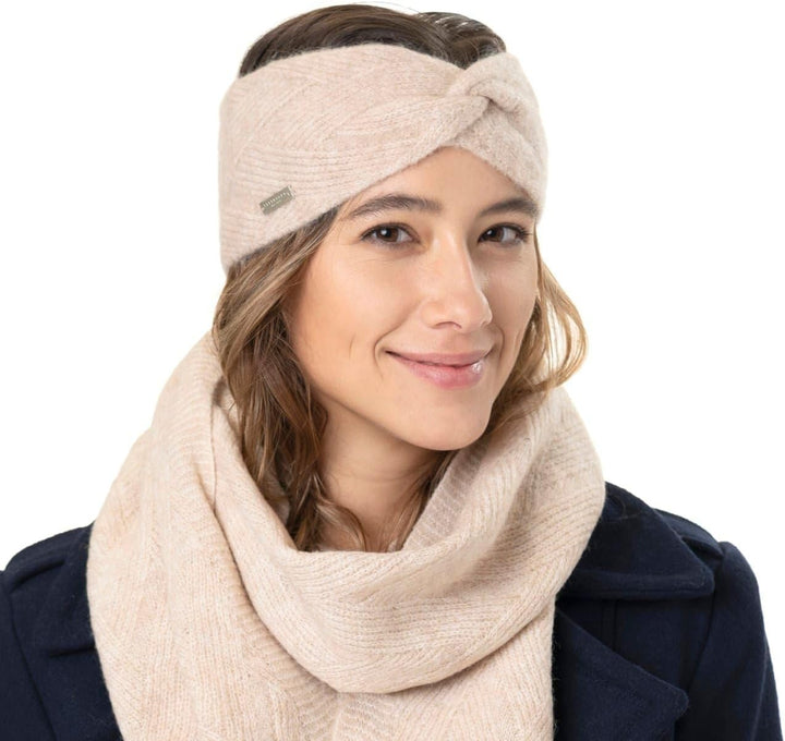 Seeberger Ricarda Stirnband mit Alpakawolle Headband Ohrenschutz Ohrenwärmer Futter 1 stück (1er Pac