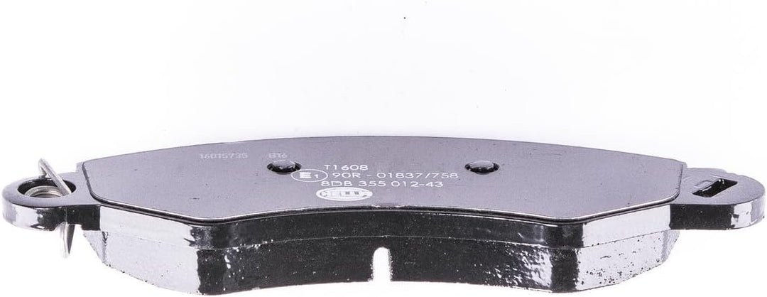HELLA PAGID 8DB 355 012-431 Bremsbelagsatz - T1608 - Dicke/Stärke: 18.4mm - Bremssystem: Bosch - mit
