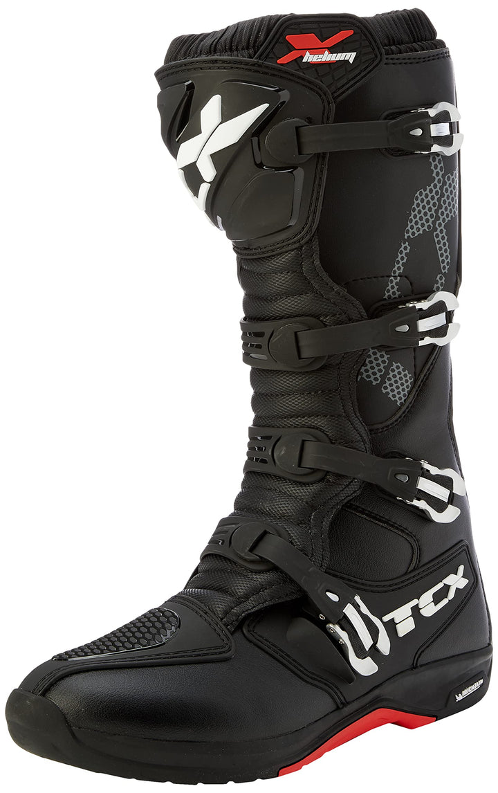 TCX Herren X-Helium Michelin Motorradstiefel 46 EU Schwarz, 46 EU Schwarz